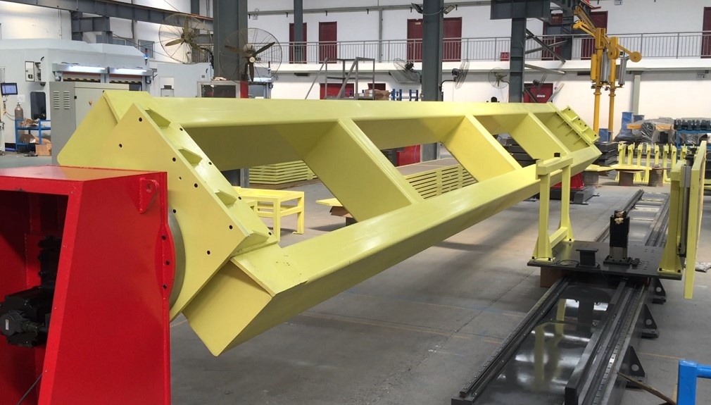 大型钢构焊接机械人为作站